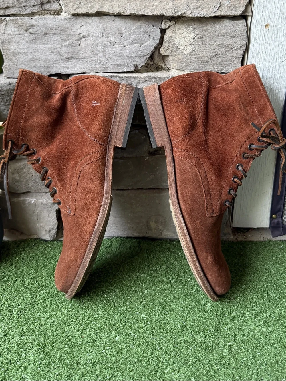 Frye suede leather